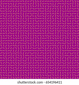 Vector seamless texture in Eastern style. Ornament for invitations, birthday, greeting cards, web pages. Ornate golden pattern for design. Luxury wallpaper on purple. Floral oriental decor.