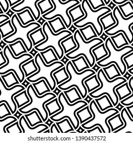 Vector seamless texture: endless abstract monochrome diagonal geometric pattern
