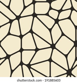 Vector seamless texture: endless abstract monochrome smooth mesh pattern.