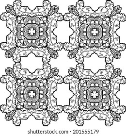 Vector seamless texture . Endless background. Ethnic seamless pattern. Vector backdrop.. Summer template. Use for wallpaper,pattern fills, web page background 