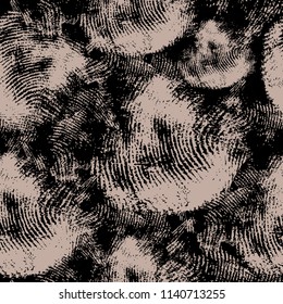 Vector seamless texture with fingerprints. Actually as a background to the criminalistics, fingerprinting, detectives themes.