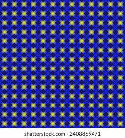 Vector seamless texture in the form of a floral pattern on a blue background