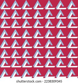 Vector seamless texture with geometric ornament of endless shapes