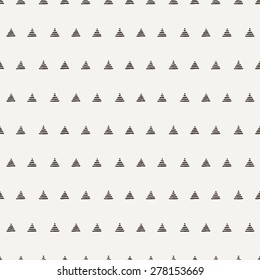 Vector seamless texture of hand-painted triangles