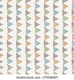 Vector seamless texture of hand-painted triangles