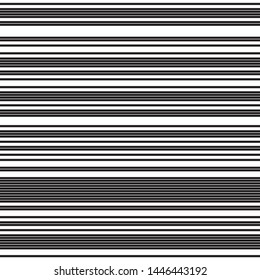 Vector seamless texture. Horizontal black stripes.