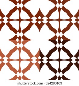 Vector seamless texture of lines and geometric shapes.
