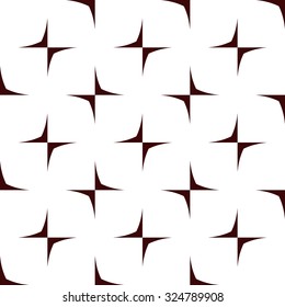 Vector seamless texture of lines and geometric shapes.