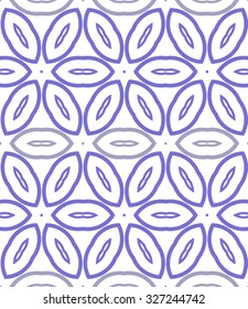 Vector seamless texture of lines and geometric shapes.