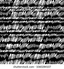 Vector seamless texture made of ink hatching.