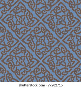 vector seamless texture with medieval/keltic/classic/ethnic style