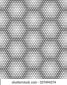 Vector seamless texture. Modern abstract background. The geometric pattern of triangles of different sizes.