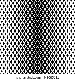 Vector seamless texture. Modern abstract background. Geometric repeating pattern with diamonds of various sizes.