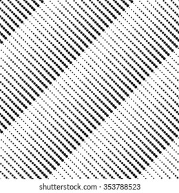 Vector seamless texture. Modern abstract background. The geometric pattern of the dotted lines arranged diagonally.