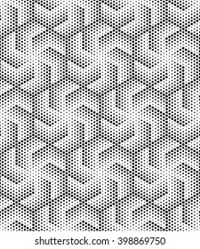 Vector seamless texture. Modern abstract background. Monochrome repeating pattern of dots.