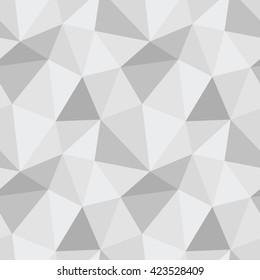 Vector seamless texture. Modern abstract background. Geometric pattern with triangles arranged randomly.