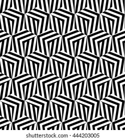 Vector seamless texture. Modern abstract background. Monochrome geometrical pattern. The pattern of repeating tiles.