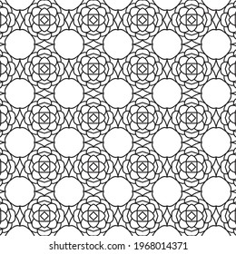 Vector seamless texture. Modern background geometrical pattern simple black and white stripes