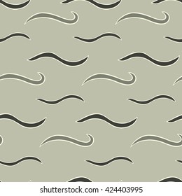 Vector seamless texture. Modern colorful background. The pattern of abstract waves.