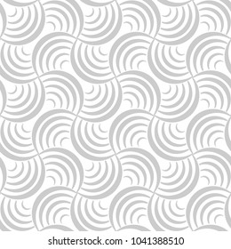 Vector seamless texture. Modern geometric background. A repeating pattern with circles.