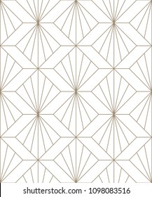 Vector seamless texture. Modern geometric background. Monochrome repeating pattern. Lattice from broken lines.