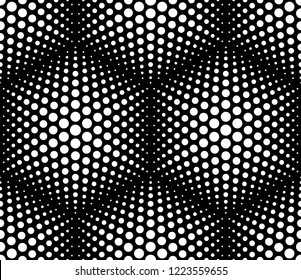  Textura sin fisuras vectorial. Fondo geométrico moderno. Agua exagerada con puntos.