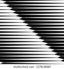 Vector textura sin costuras. Fondo geométrico moderno. Patrón monocromático con rayas en relieve.