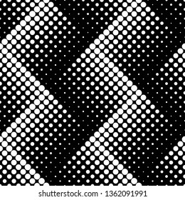 Vector seamless texture. Modern geometric background with squares of dots.