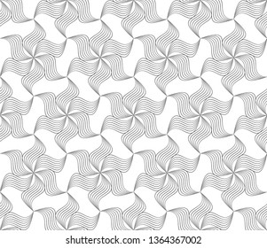Vector seamless texture. Modern geometric background with abstract shapes.