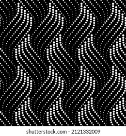 Vector seamless texture. Modern geometric background. Grid of dots.