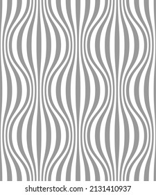 Vektornahtlose Textur. Moderner geometrischer Hintergrund mit gewellten Linien.