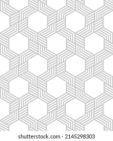 Textura sin fisuras del vector. Fondo geométrico moderno con baldosas hexagonales.