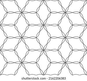 Textura sin fisuras del vector. Fondo geométrico moderno con formas abstractas hechas de roscas finas.