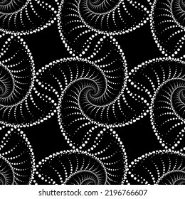 Vector seamless texture. Modern geometric background. Grid of dots.