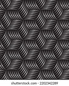 Vector seamless texture. Modern geometric background. Grid of dots.