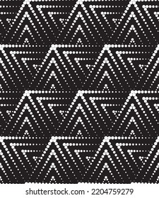 Vector seamless texture. Modern geometric background. Grid of dots.
