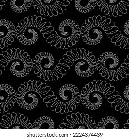 Vektornahtlose Textur. Moderner geometrischer Hintergrund. Mesh aus dünnen Fäden.