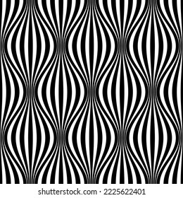 Textura sin fisuras del vector. Fondo geométrico moderno con líneas onduladas.