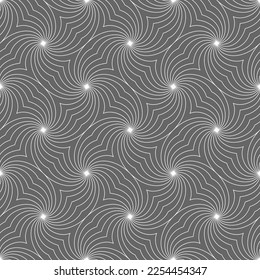 Vector seamless texture. Modern geometric background of thin threads.