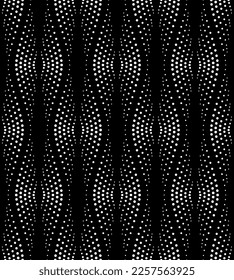 Vector seamless texture. Modern geometric background. Grid of dots.
