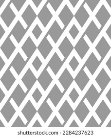 Vector seamless texture. Modern geometric background with diamonds. 