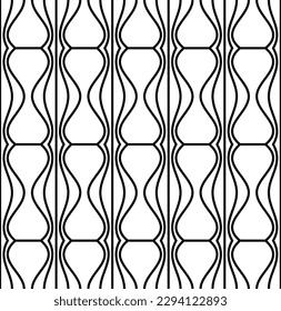 Vector seamless texture. Modern geometric background. Mesh of thin threads.