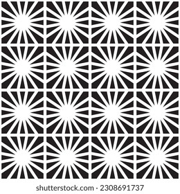 Vector seamless texture. Modern geometric background with square tiles.