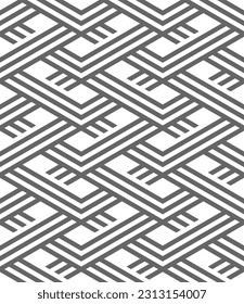 Textura sin fisuras del vector. Fondo geométrico moderno con rayas entrecruzadas.