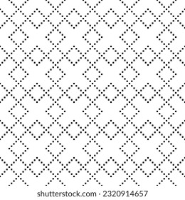 Vector seamless texture. Modern geometric background. Mesh with squares.