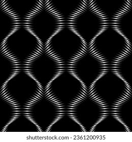 Vektornahtlose Textur. Moderner geometrischer Hintergrund. Punktgitter.