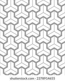 Textura sin fisuras del vector. Fondo geométrico moderno con baldosas hexagonales.