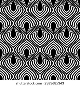 Vektornahtlose Textur. Moderner geometrischer Hintergrund mit abstrakten Formen.