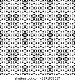 Vector seamless texture. Modern geometric background. Lattice with triangles.