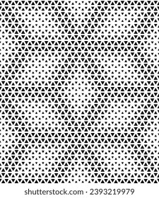 Vector seamless texture. Modern geometric background. Lattice with triangles.